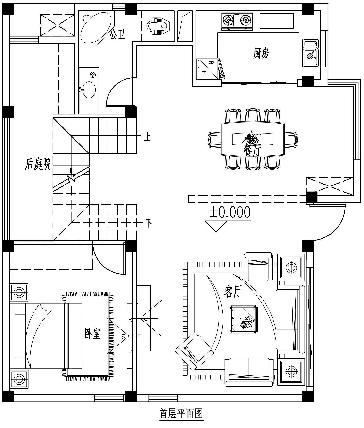 福建厦门陈家现代别墅图纸