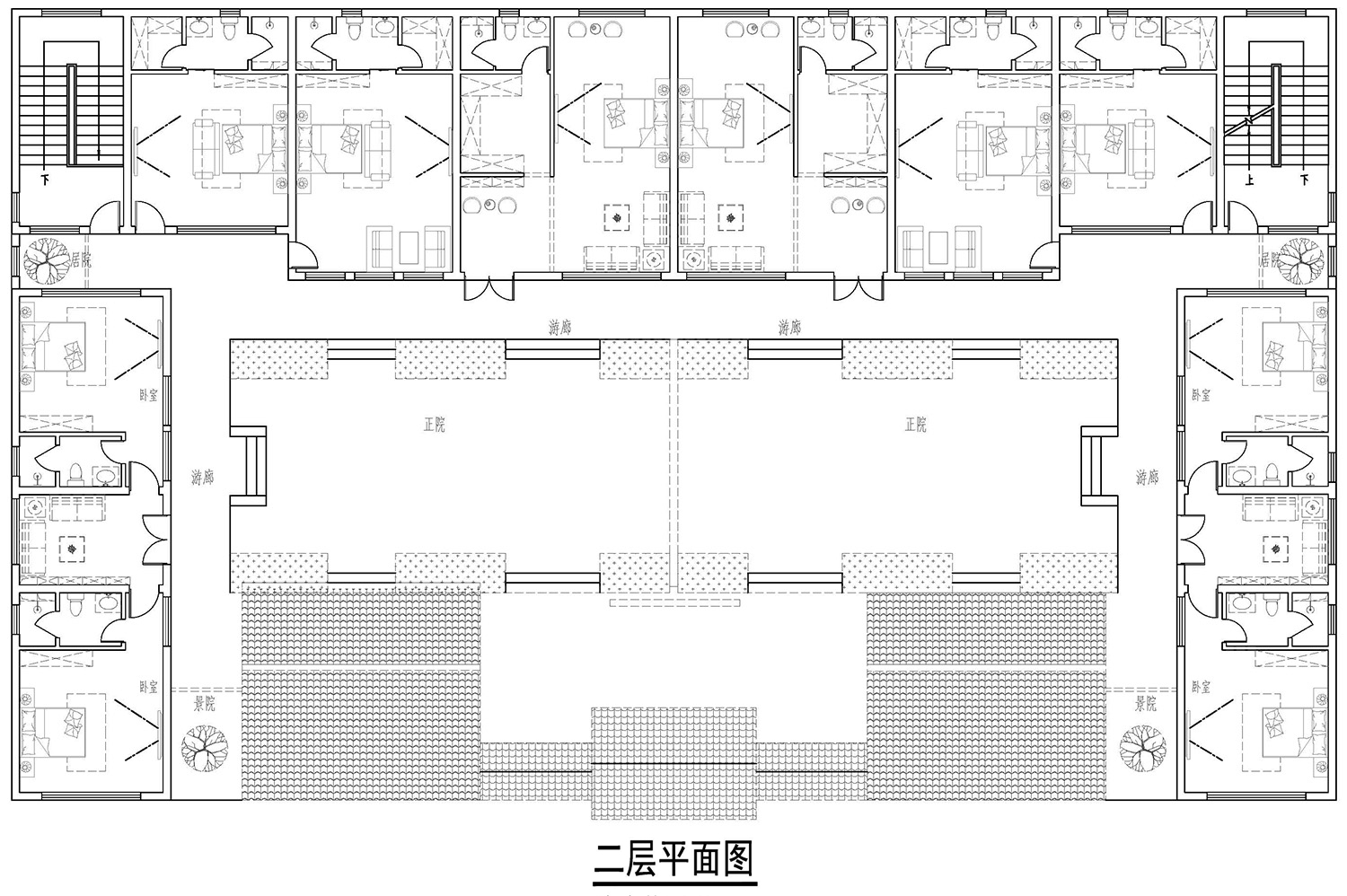 安徽亳州石家四合院图纸 （二层版、三层版）