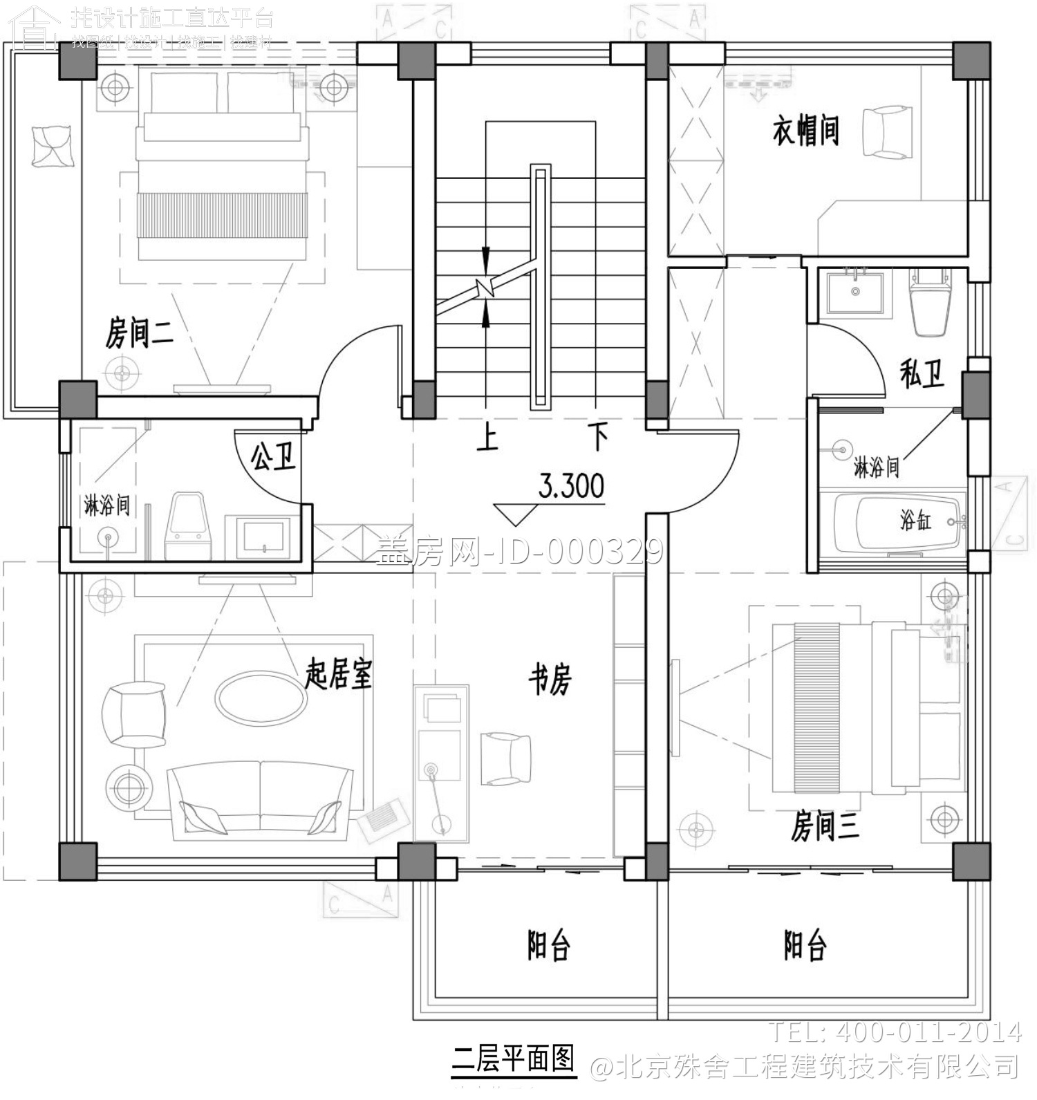 福建厦门陈家现代别墅图纸