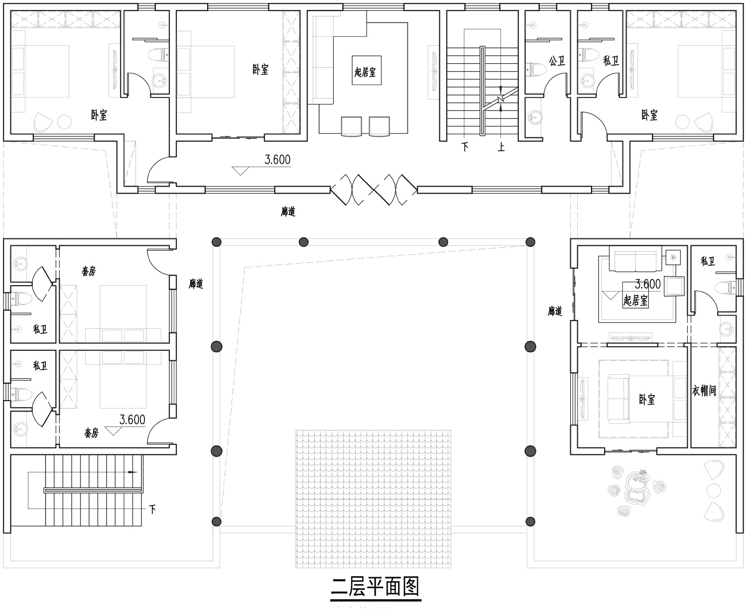 湖南湘西李家中式三合院