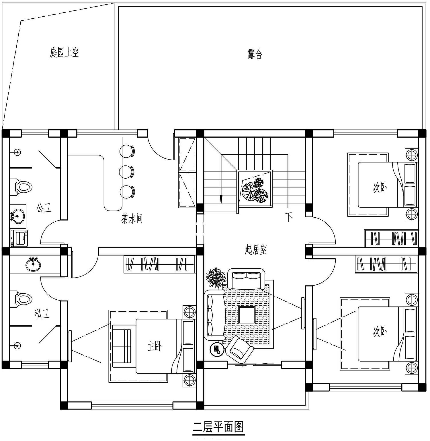 山西运城李家新中式别墅