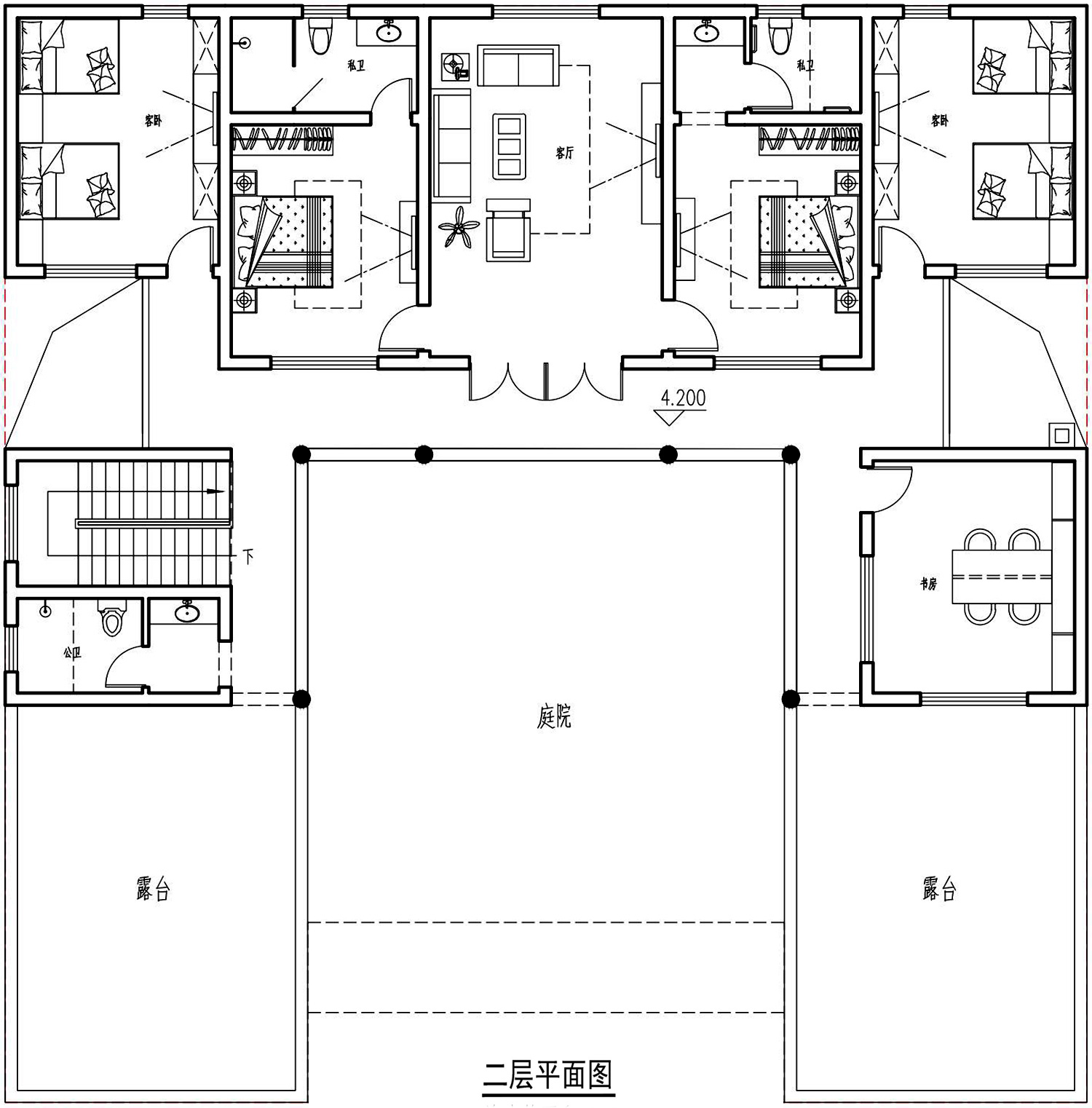 四川自贡丁家中式合院
