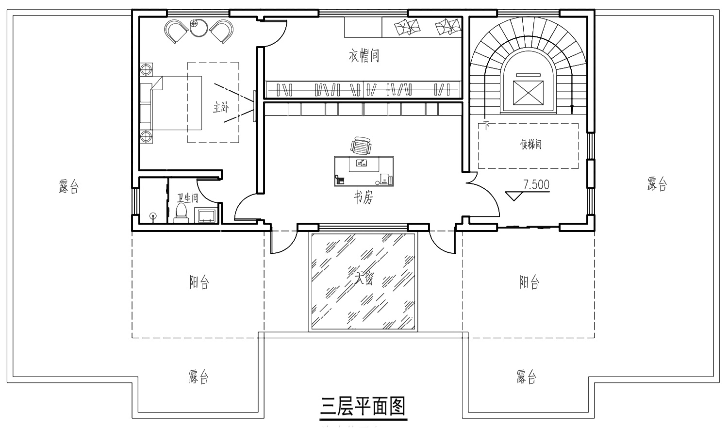 湖南长沙张家新中式别墅