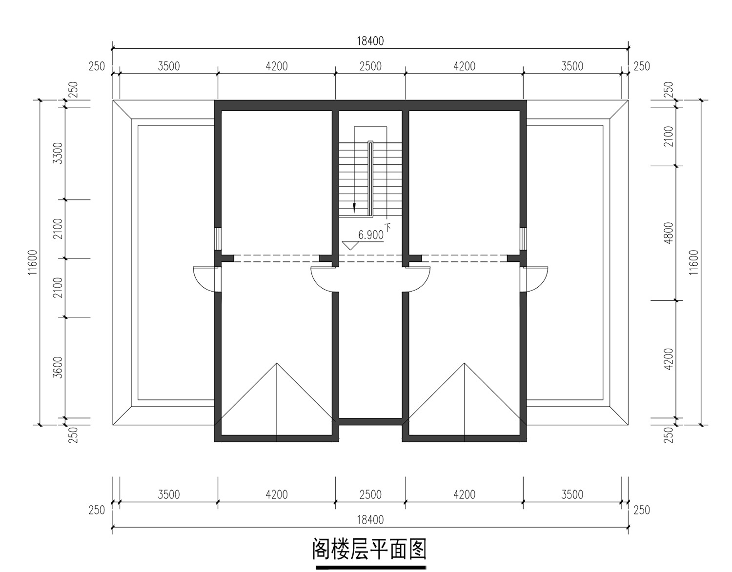 北京房山二层双拼欧式风格别墅