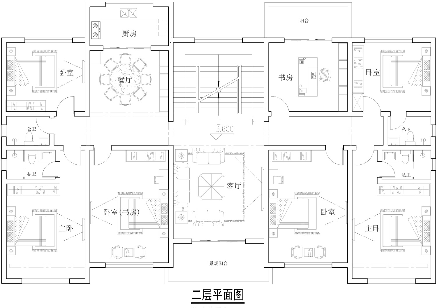 湖南邵阳李家新中式别墅