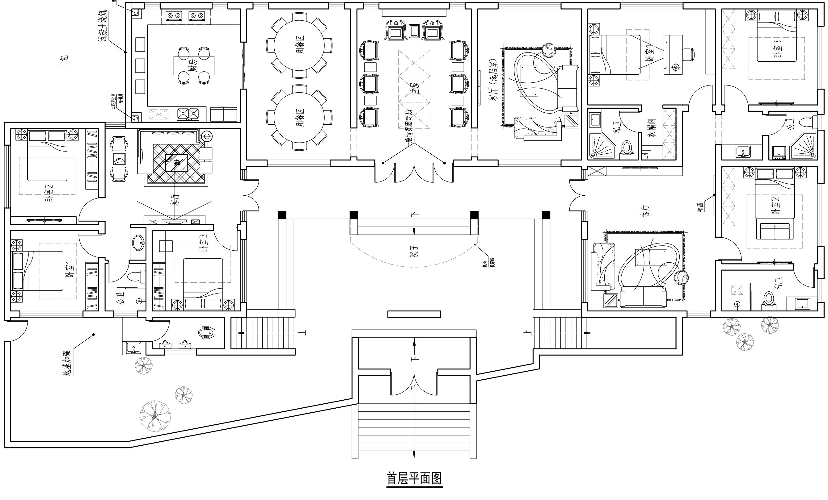 四川南充徐家新中式三合院