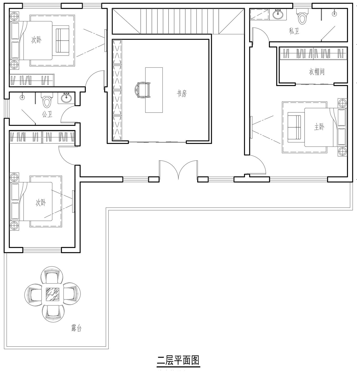 江西南昌二层新中式别墅自建房设计