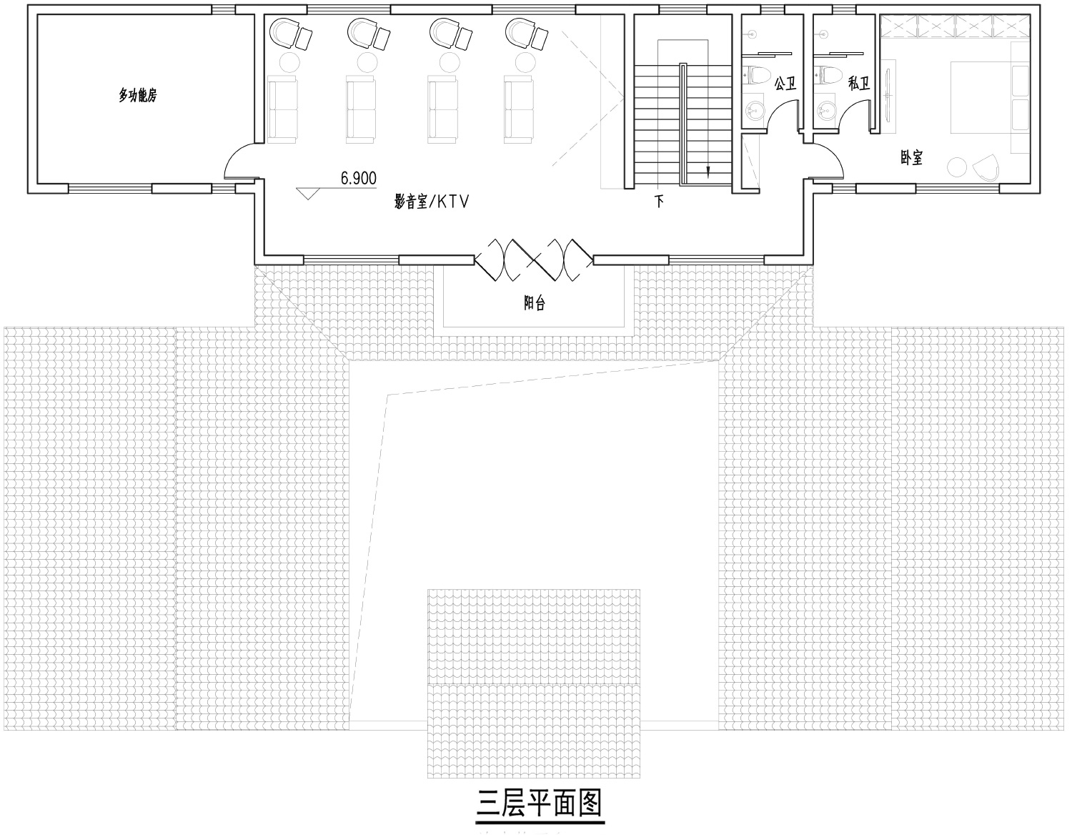 湖南湘西李家中式三合院