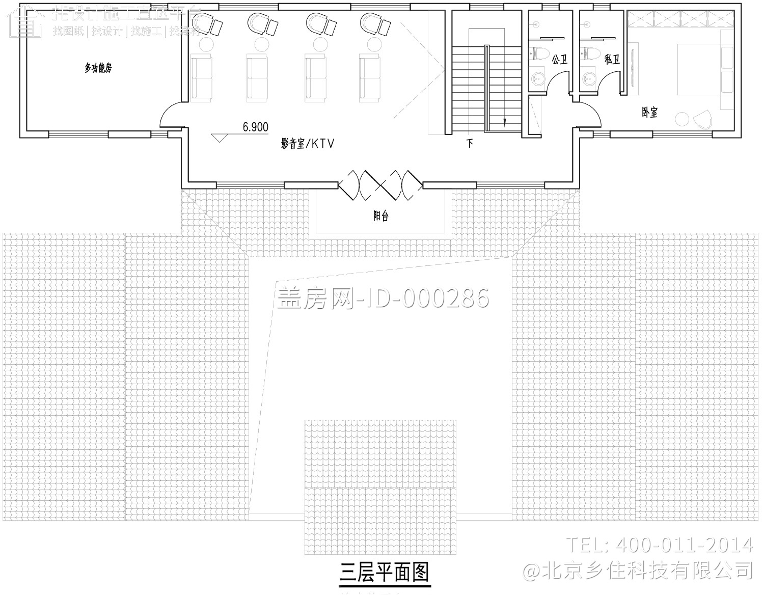 湖南湘西李家中式三合院