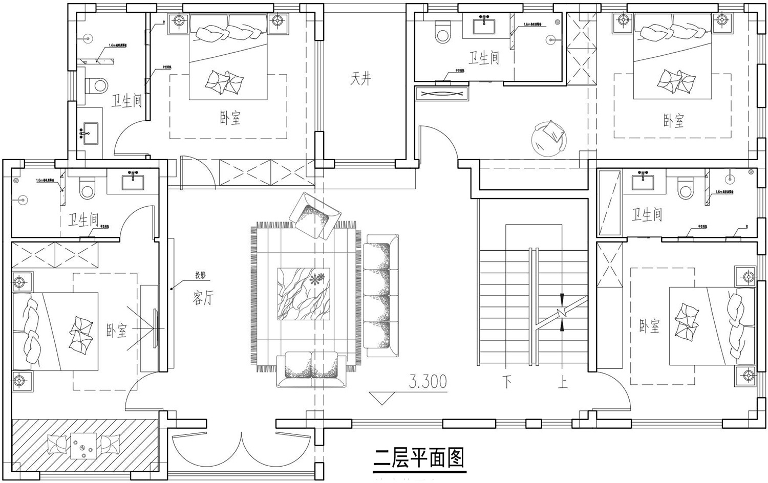 湖南长沙彭家中式别墅