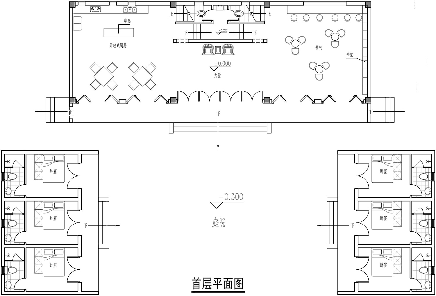 湖南常德冯家中式三合院