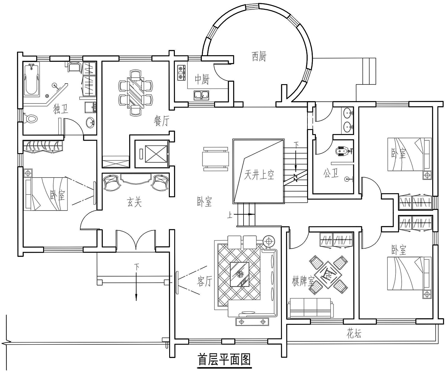 湖南郴州王家新中式别墅