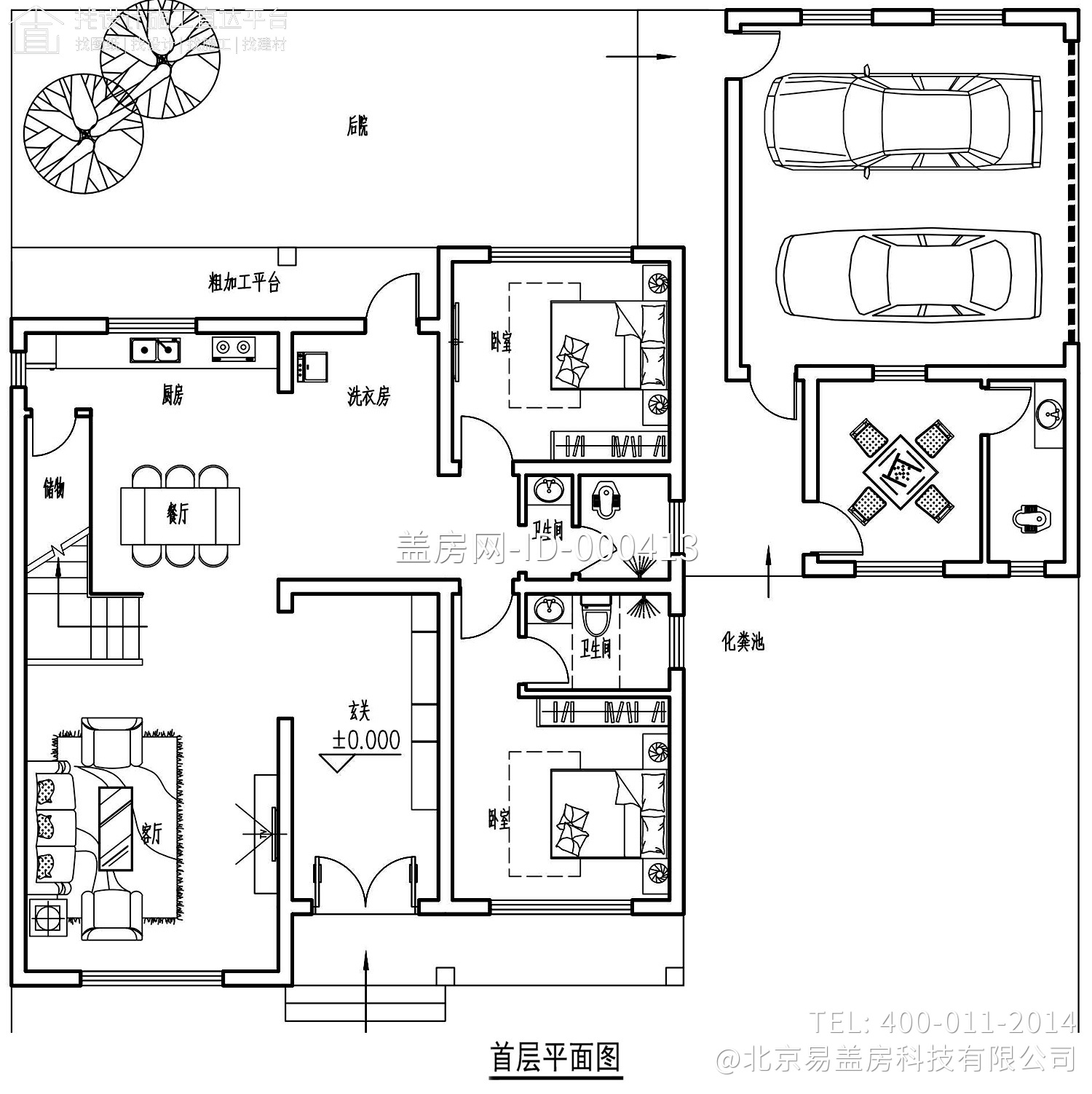 湖北黄冈胡家欧式别墅图纸