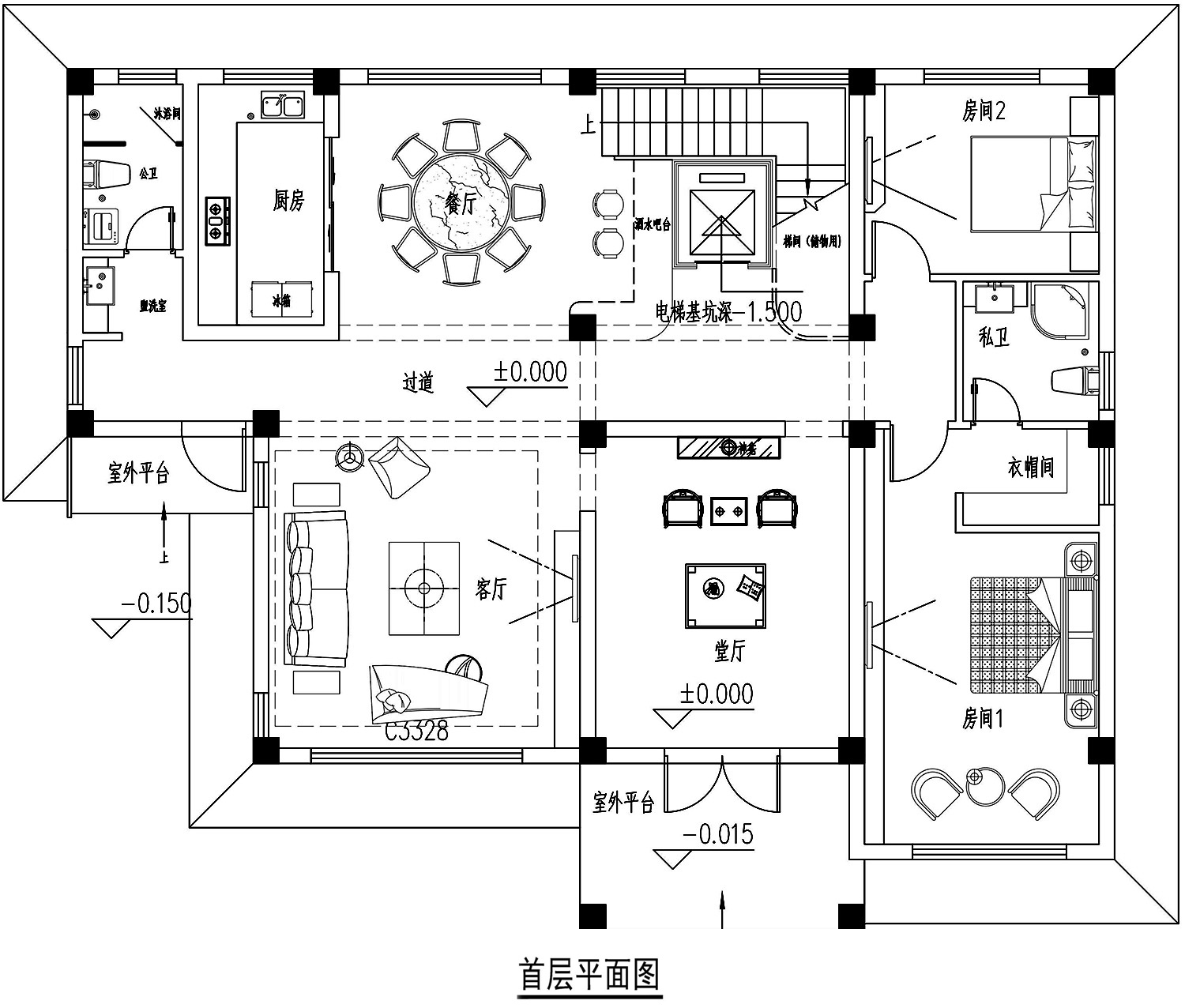 湖南岳阳张家欧式别墅