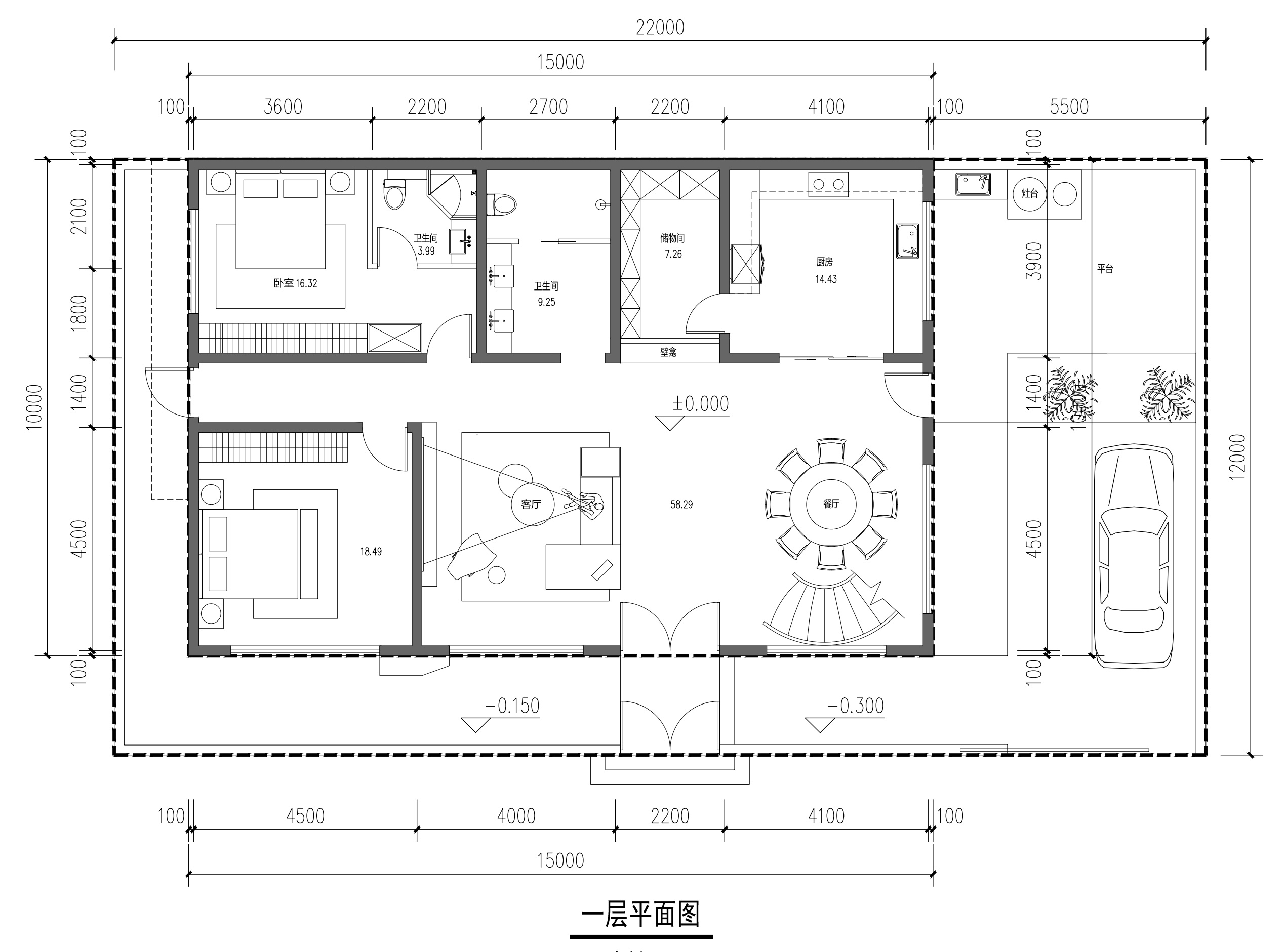 广东湛江甘家三层现代别墅