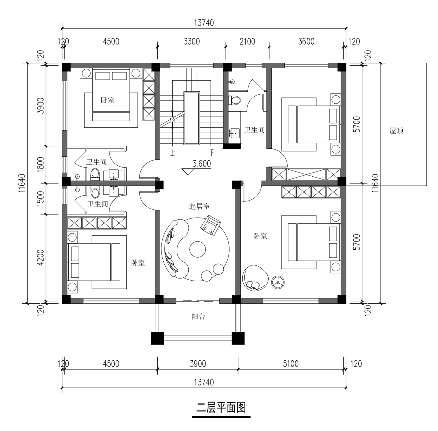 湖南常德黄家三层新中式别墅设计