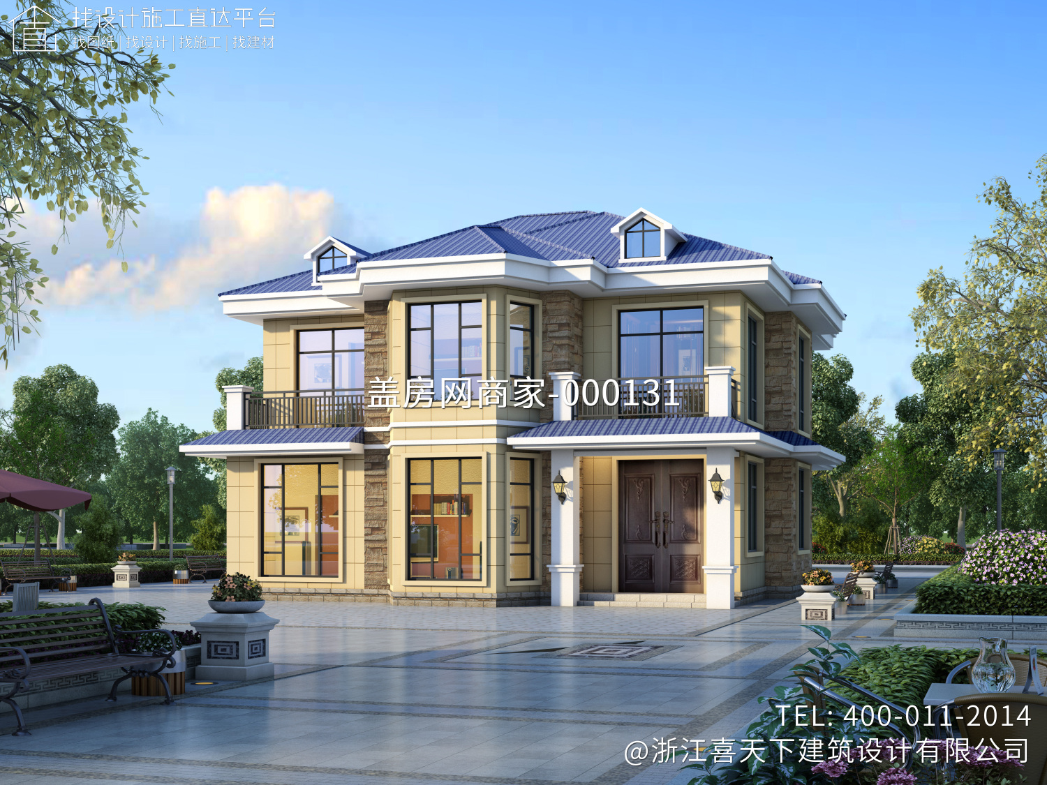 湖南长沙唐家农村自建房别墅设计