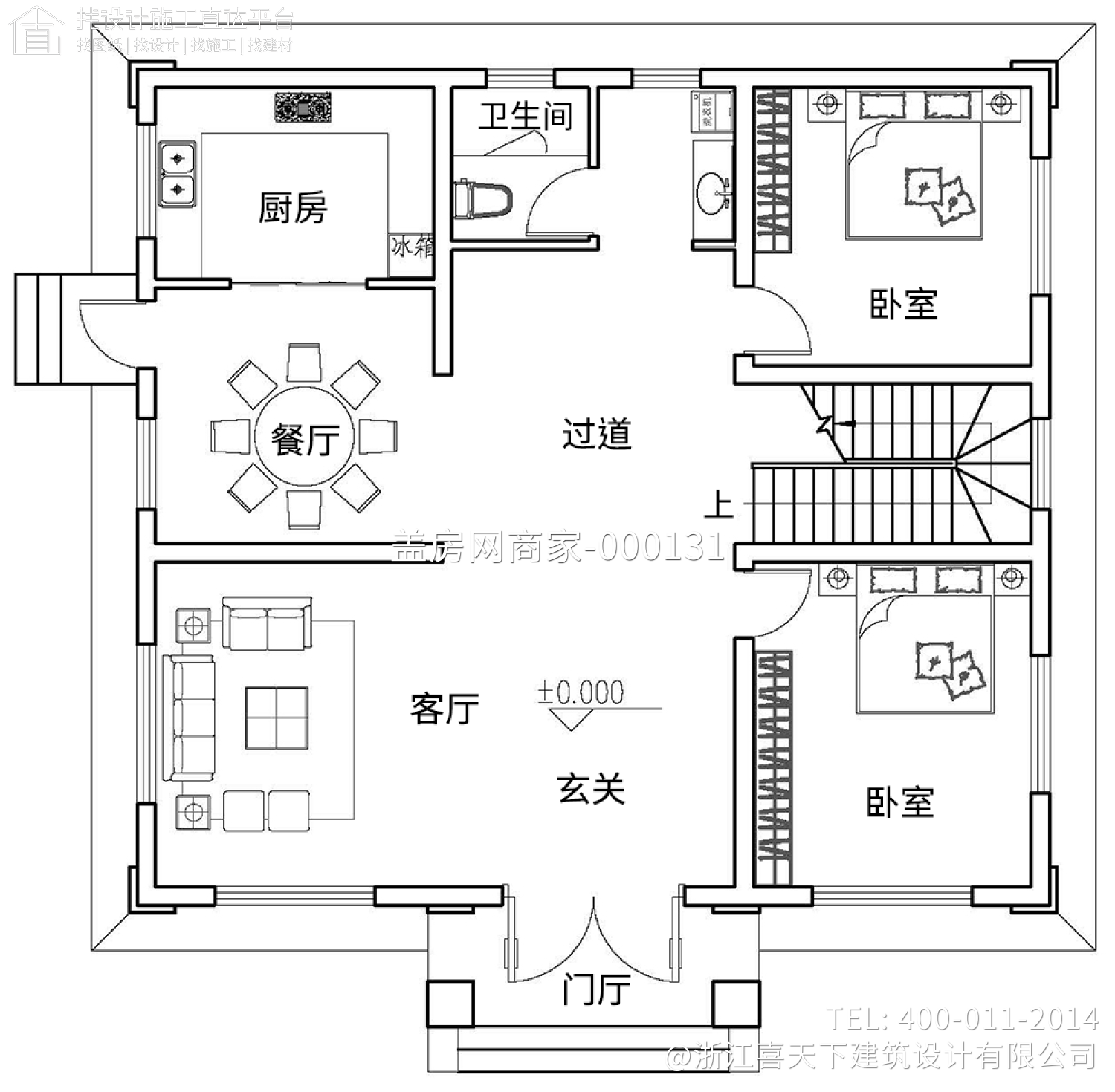 湖南江华卢家农村自建房别墅设计