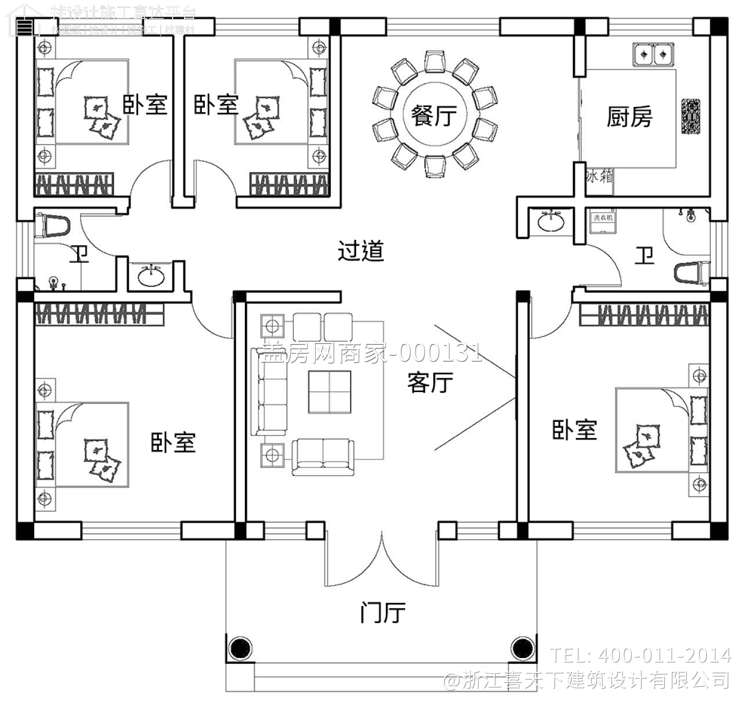 河北邢台刘家农村自建房别墅设计