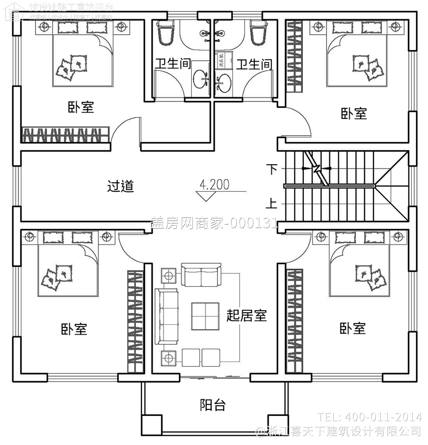 湖南江华卢家农村自建房别墅设计