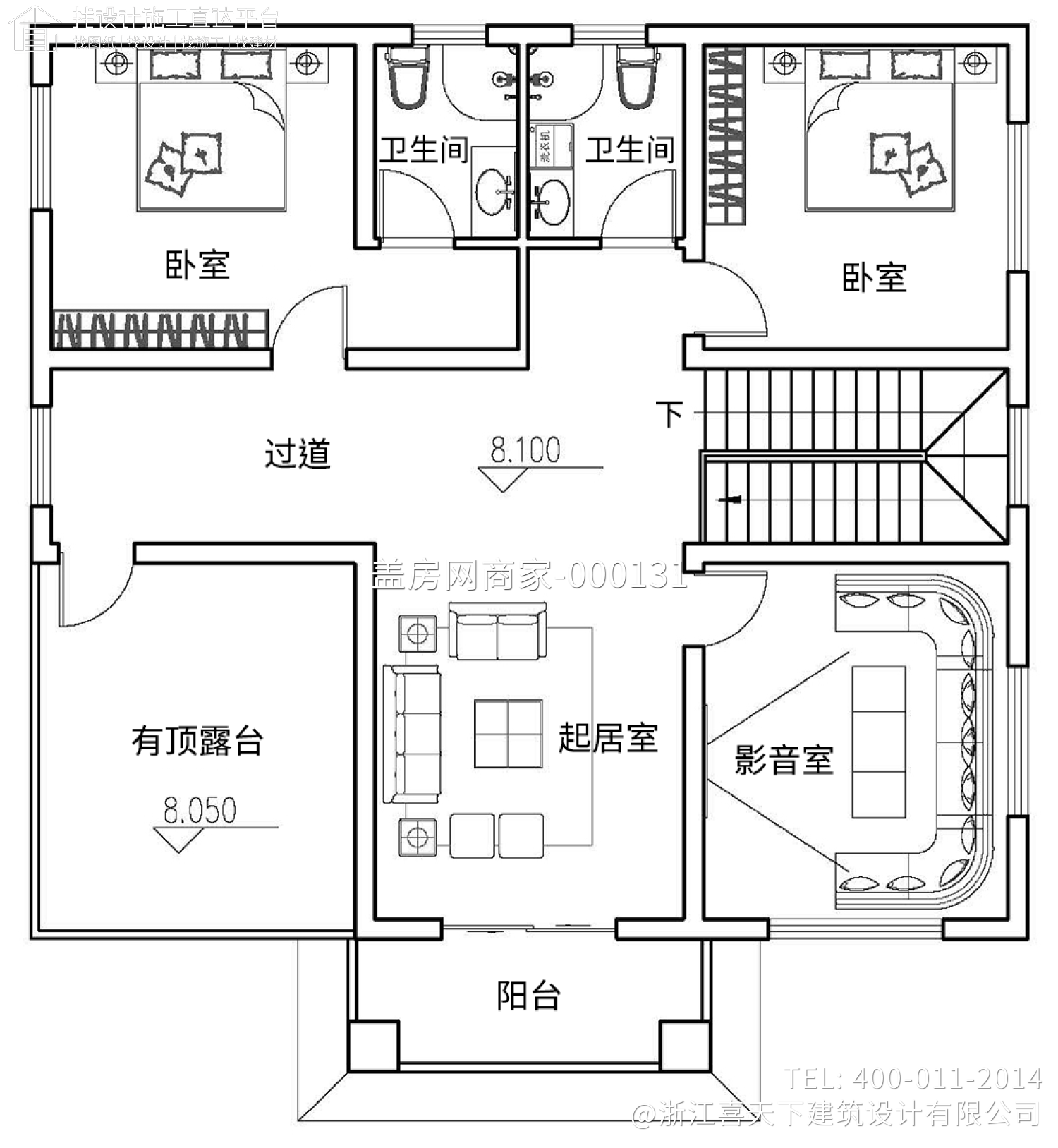 湖南江华卢家农村自建房别墅设计