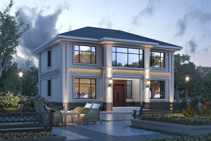 北京顺义赵家农村自建房别墅设计