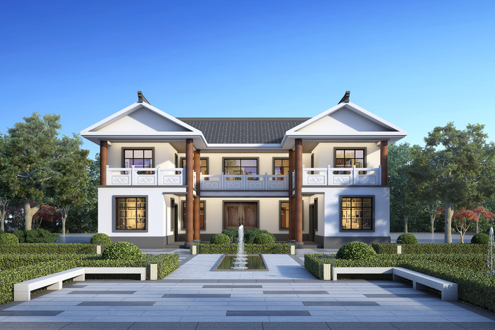 四川通江向家农村自建房别墅设计