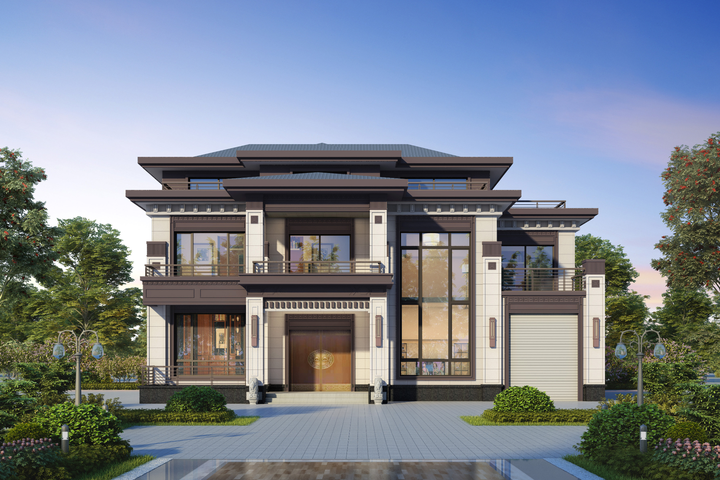 湖南娄底康家农村自建房别墅设计