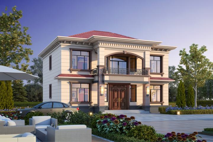 北京顺义刘家农村自建房别墅设计