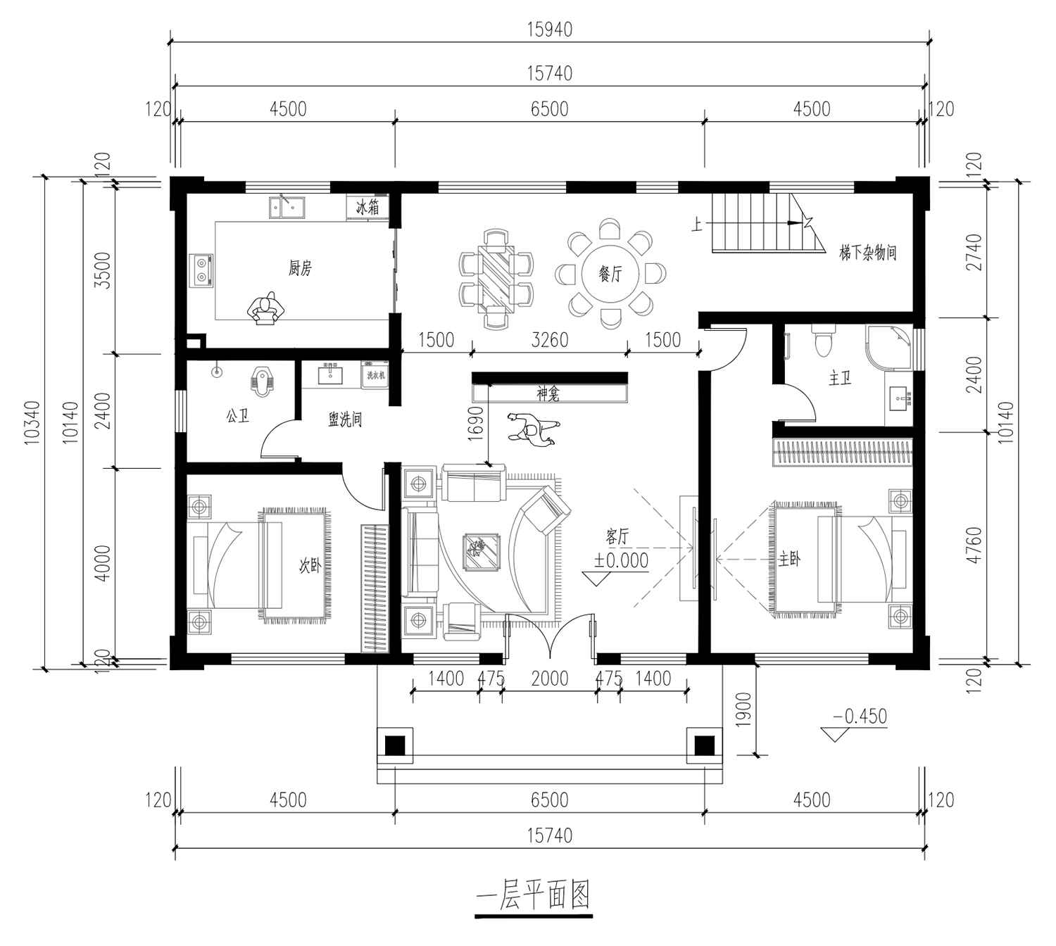 河南信阳二层新中式自建别墅设计