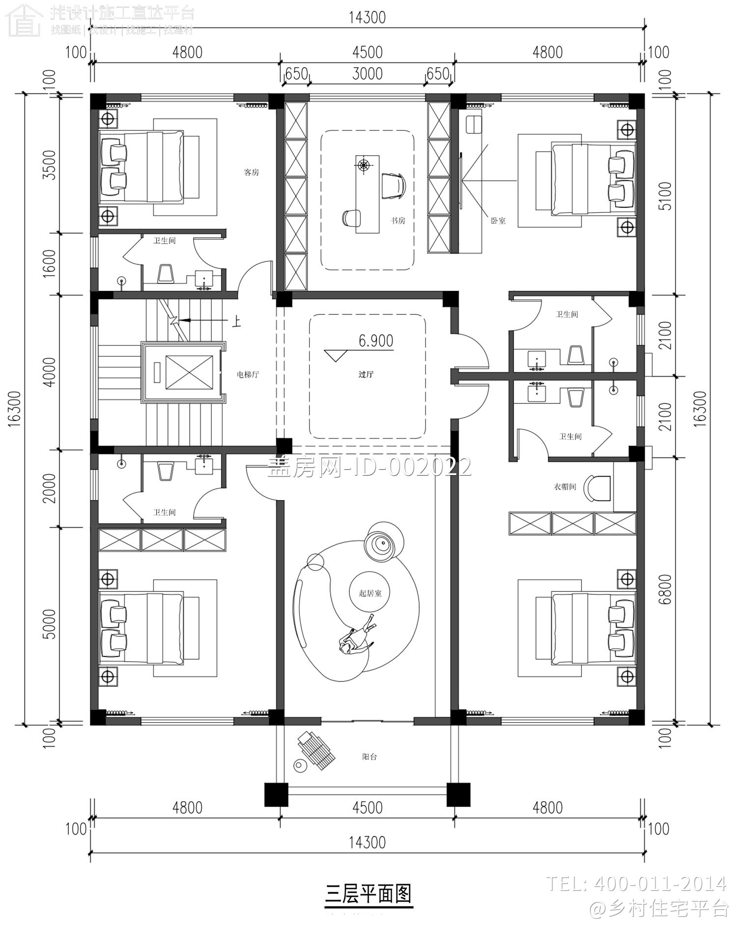 福建泉州甘家四层新中式别墅设计