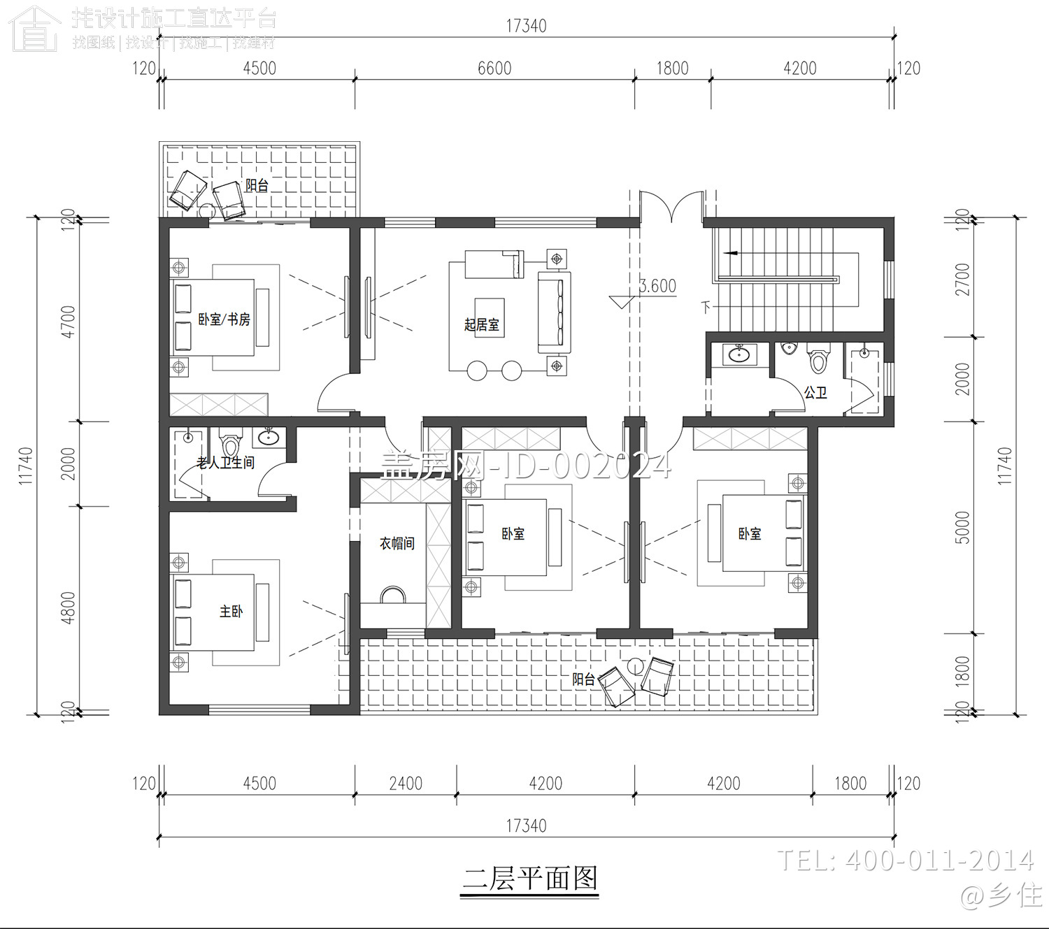 湖南岳阳何家二层新中式自建别墅