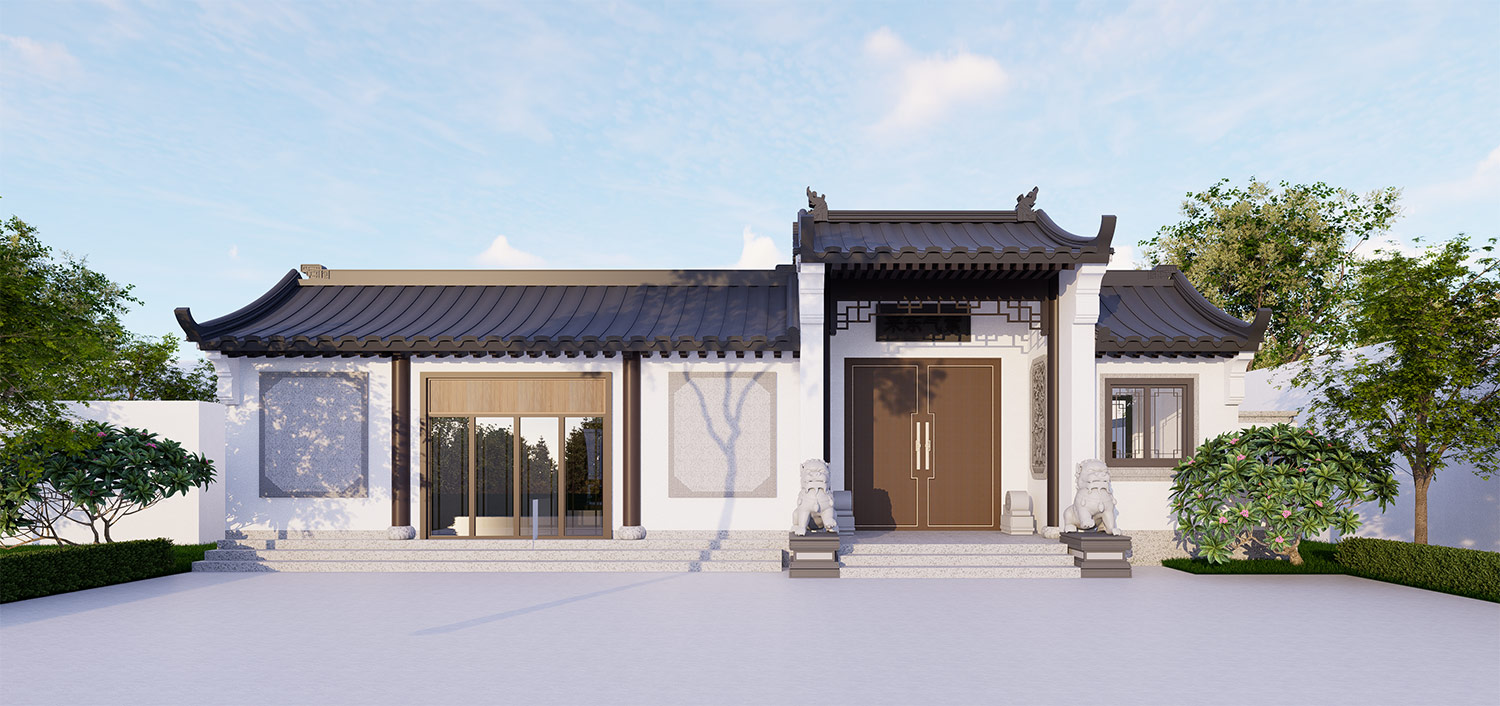 山东菏泽闫家二层中式四合院