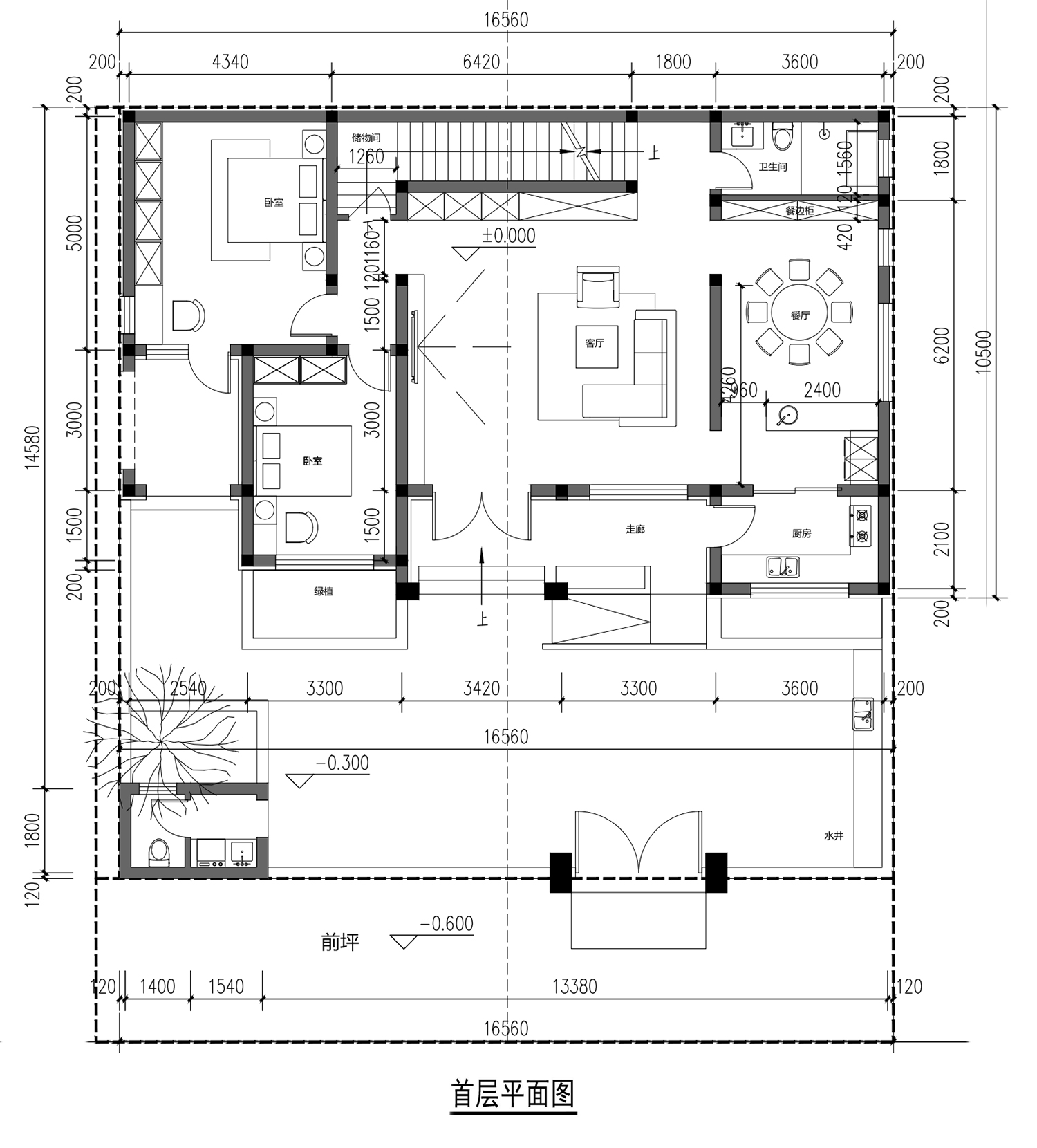 河南周口二层新中式自建别墅设计