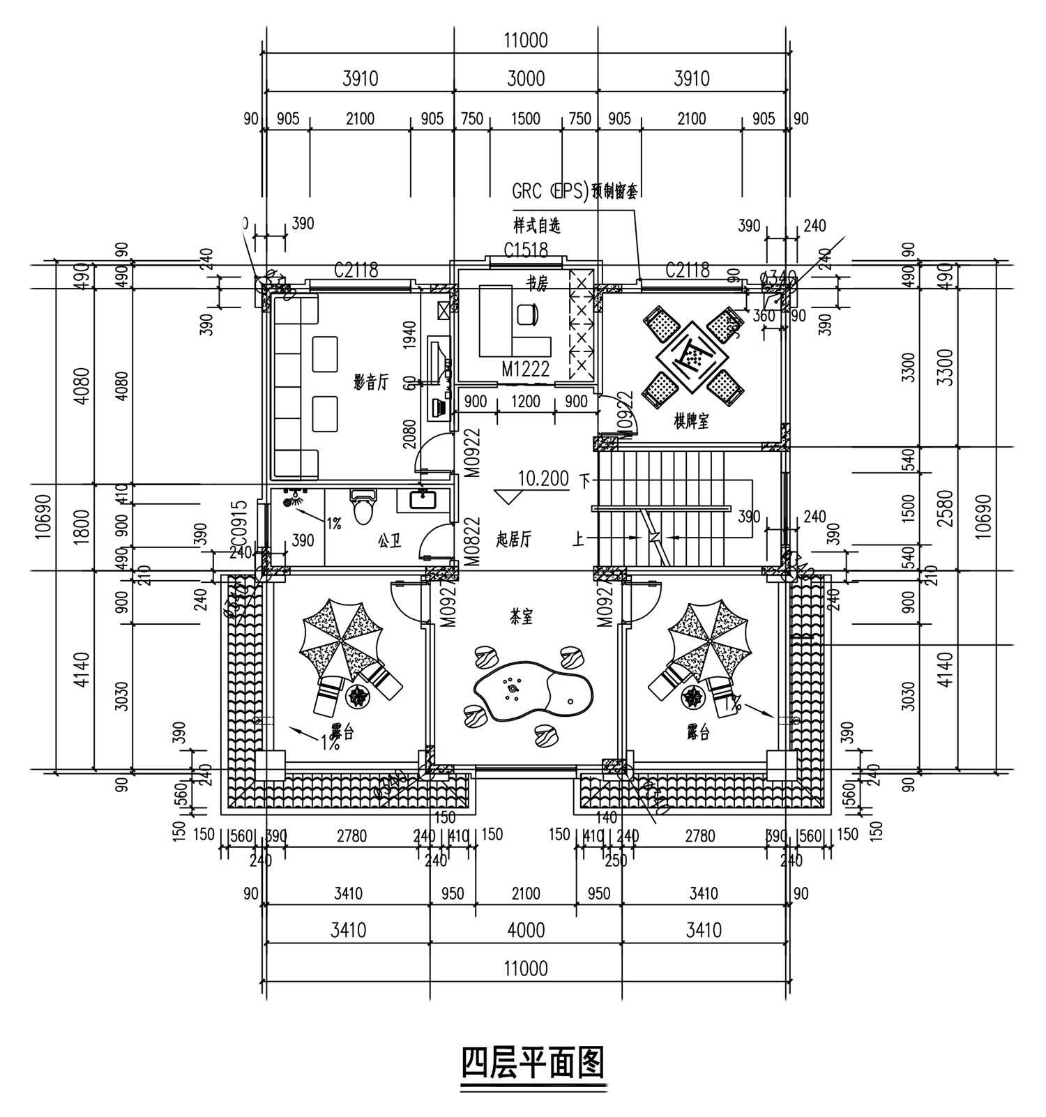 广东惠州张家四层欧式自建别墅