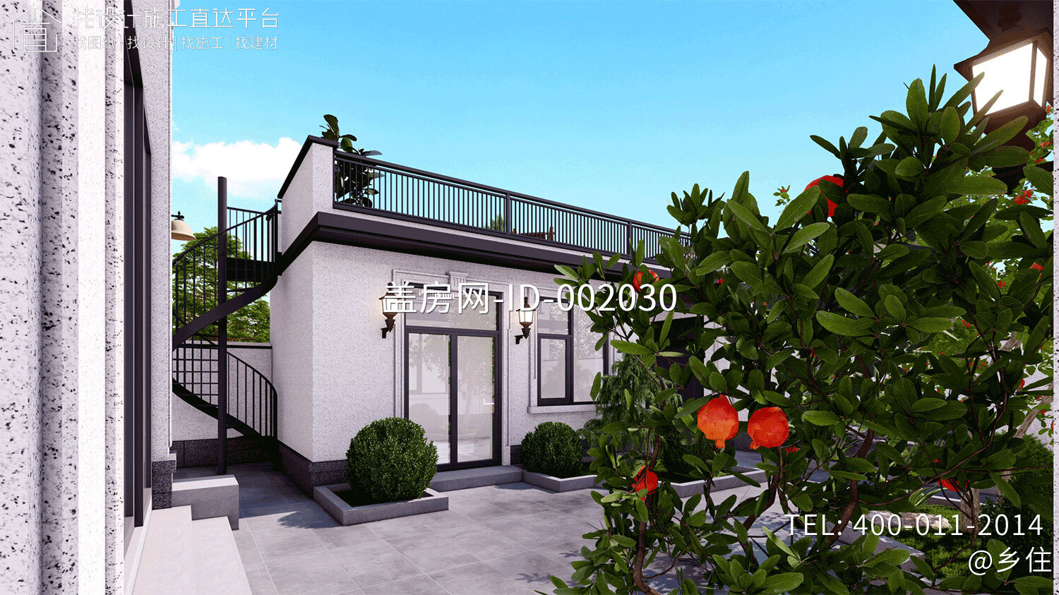 北京平谷孙家二层欧式自建别墅