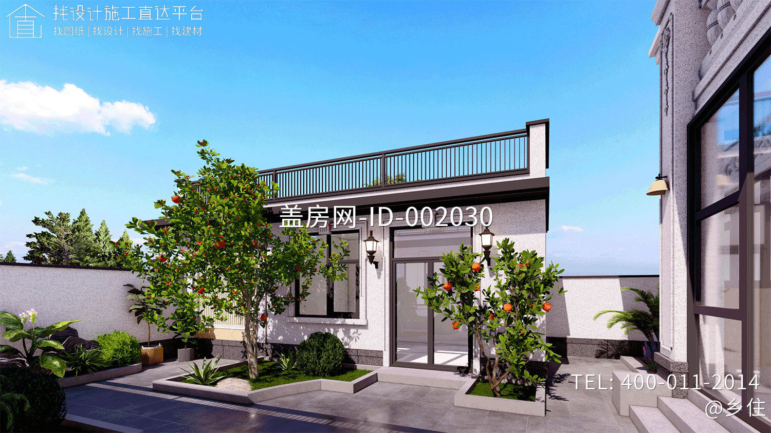 北京平谷孙家二层欧式自建别墅