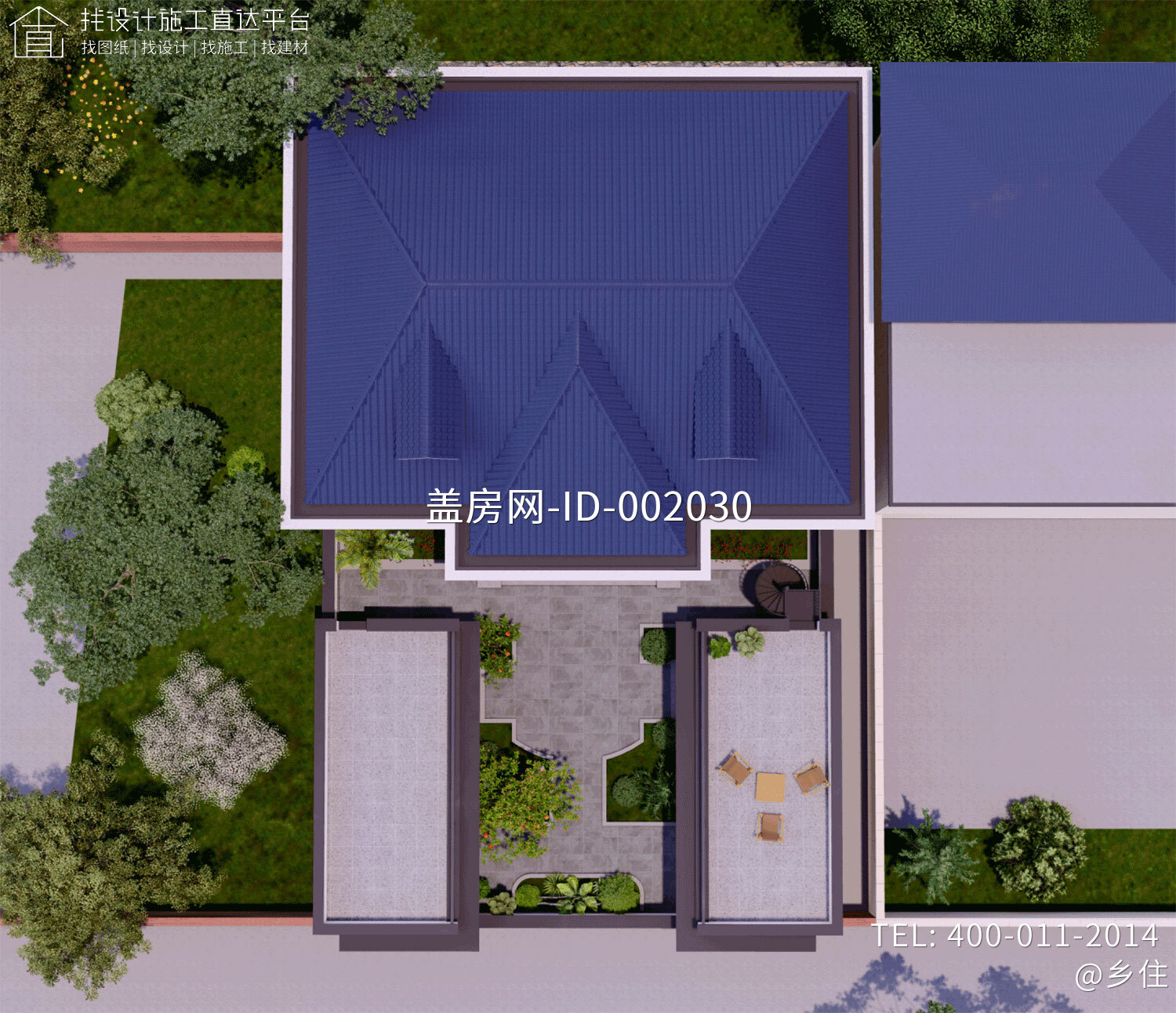 北京平谷孙家二层欧式自建别墅