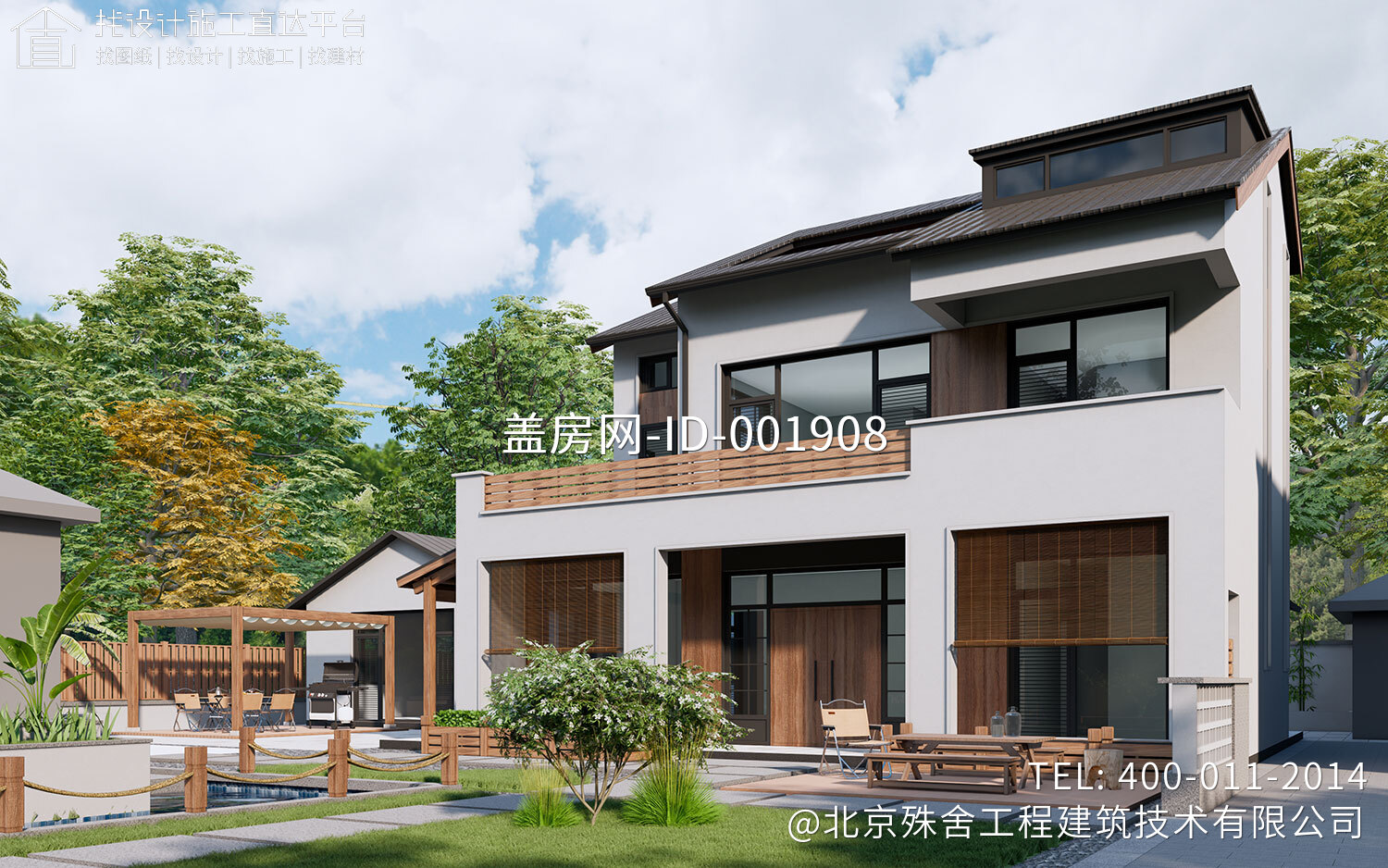 上海崇明黄家二层现代别墅