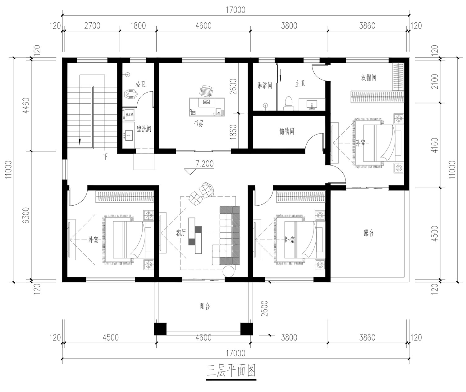 湖南邵阳刘家三层欧式自建别墅