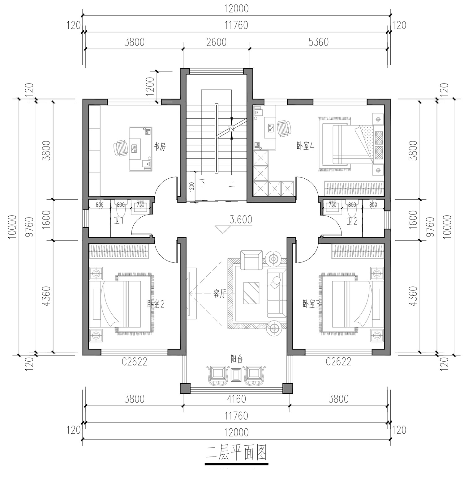 湖南郴州颜家三层新中式自建别墅