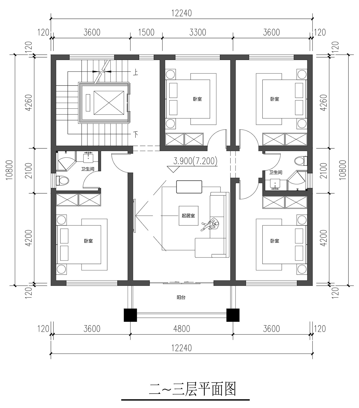 四川广安刘家三层欧式自建别墅