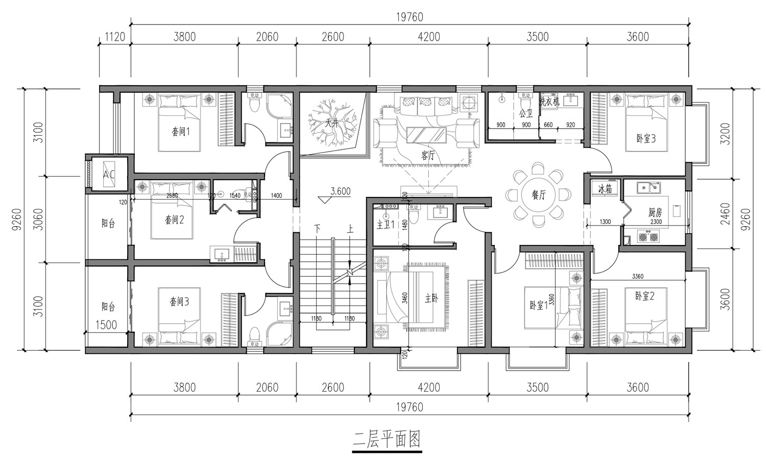 湖南湘潭周家二层现代自建别墅