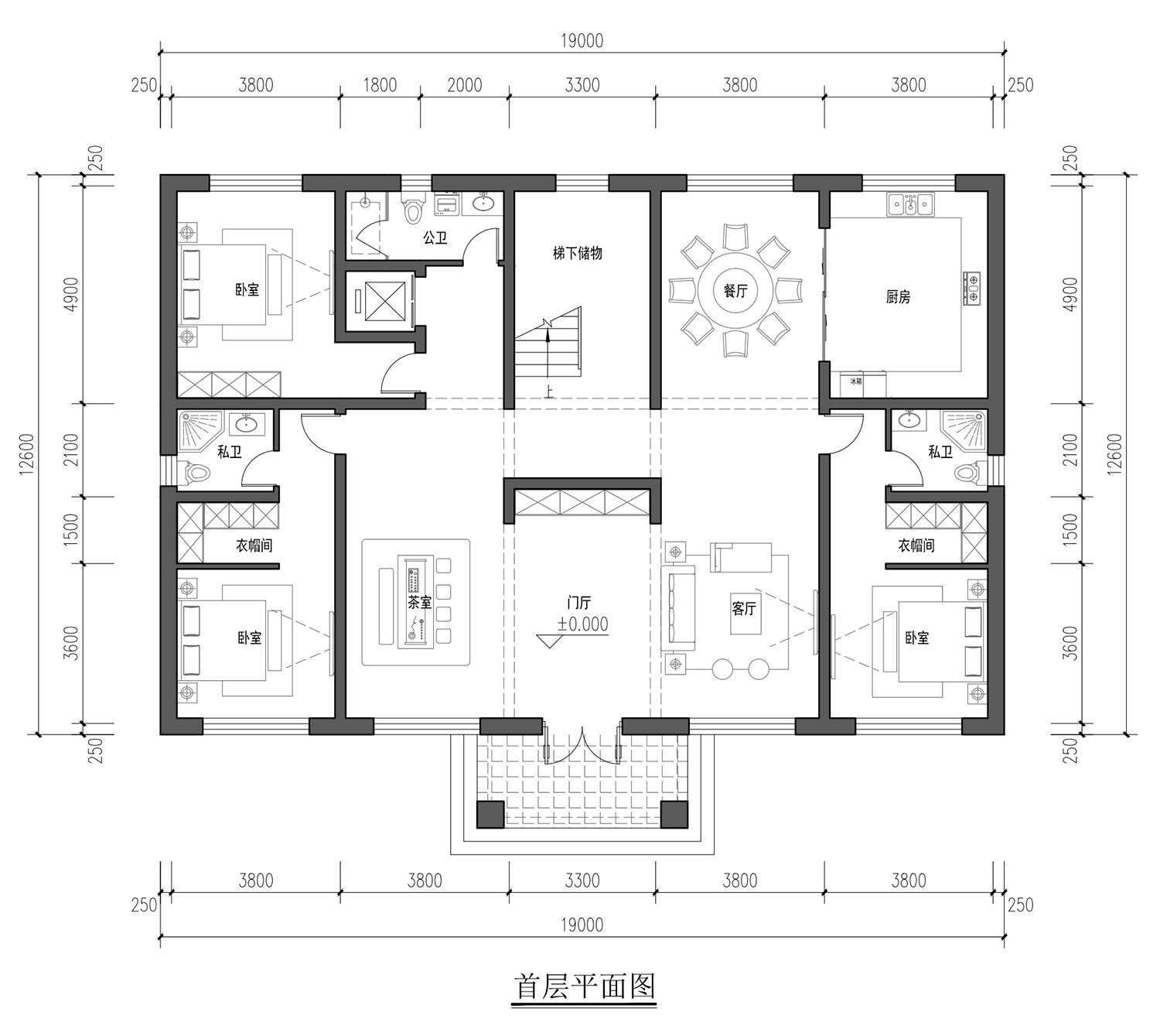 河北廊坊郭家三层新中式自建别墅