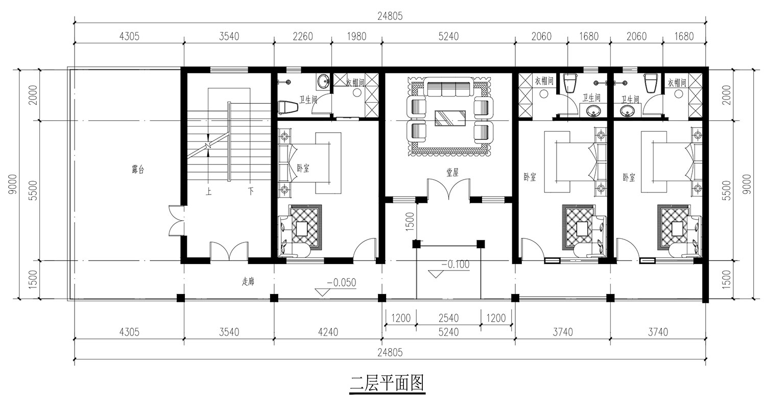 云南丽江李家二层中式自建别墅