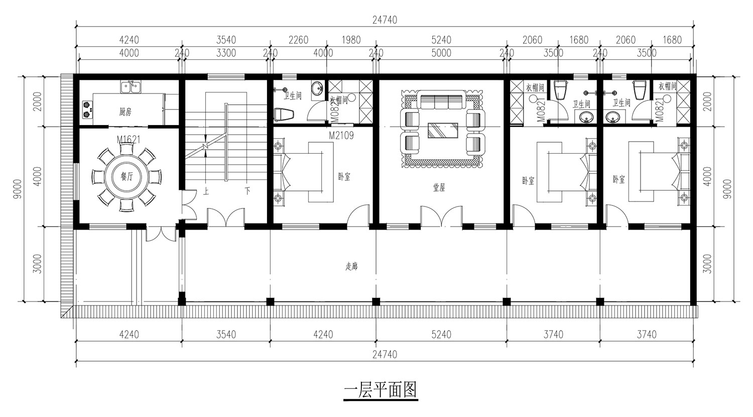 云南丽江李家二层中式自建别墅