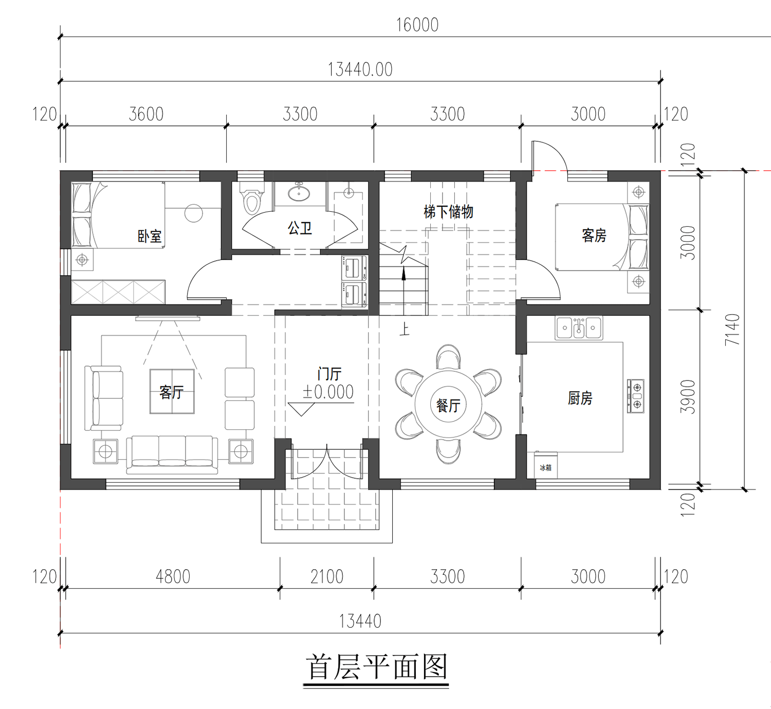 四川达州黎家二层现代别墅设计