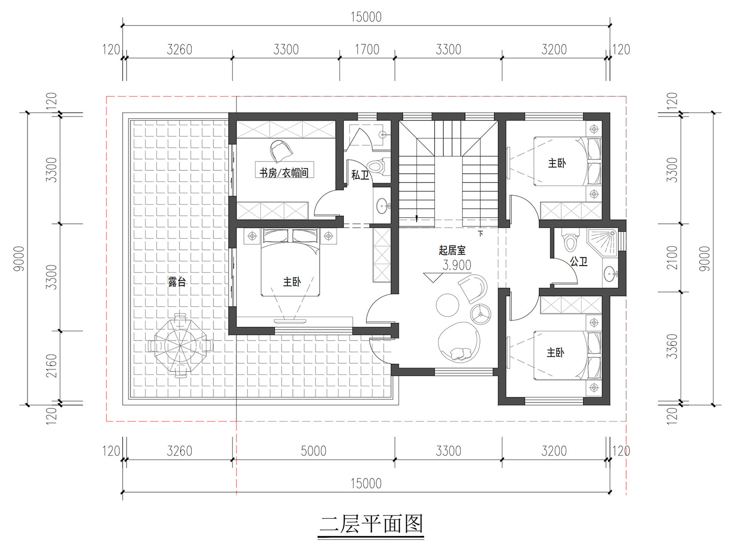 四川遂宁罗家二层新中式自建别墅