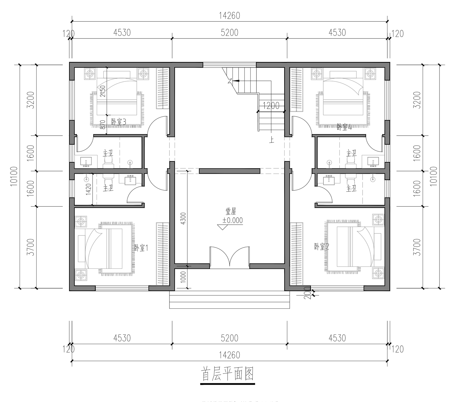 广西融安陈家二层新中式自建别墅