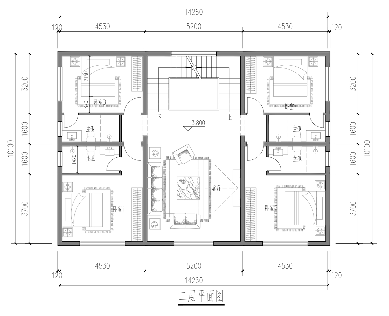 广西融安陈家二层新中式自建别墅